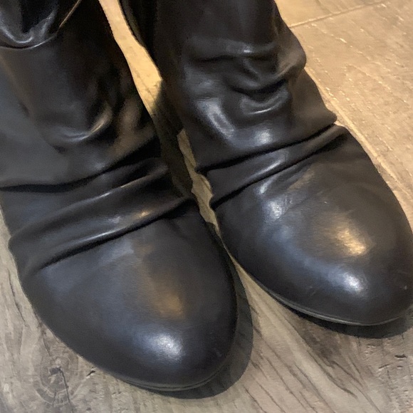 Aldo Leather Almond-toe Wedge-heel Boots - Picture 12 of 12